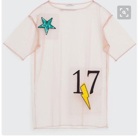 ⚡️SALE⚡️ Zara mesh top - Picture 2 of 7